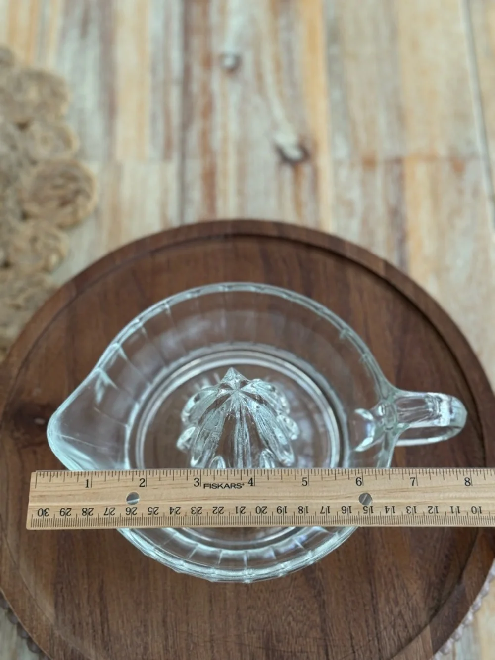 Vintage Glass Citrus Juicer